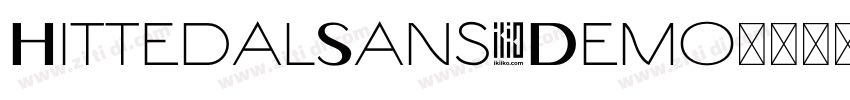 HittedalSans Demo字体转换